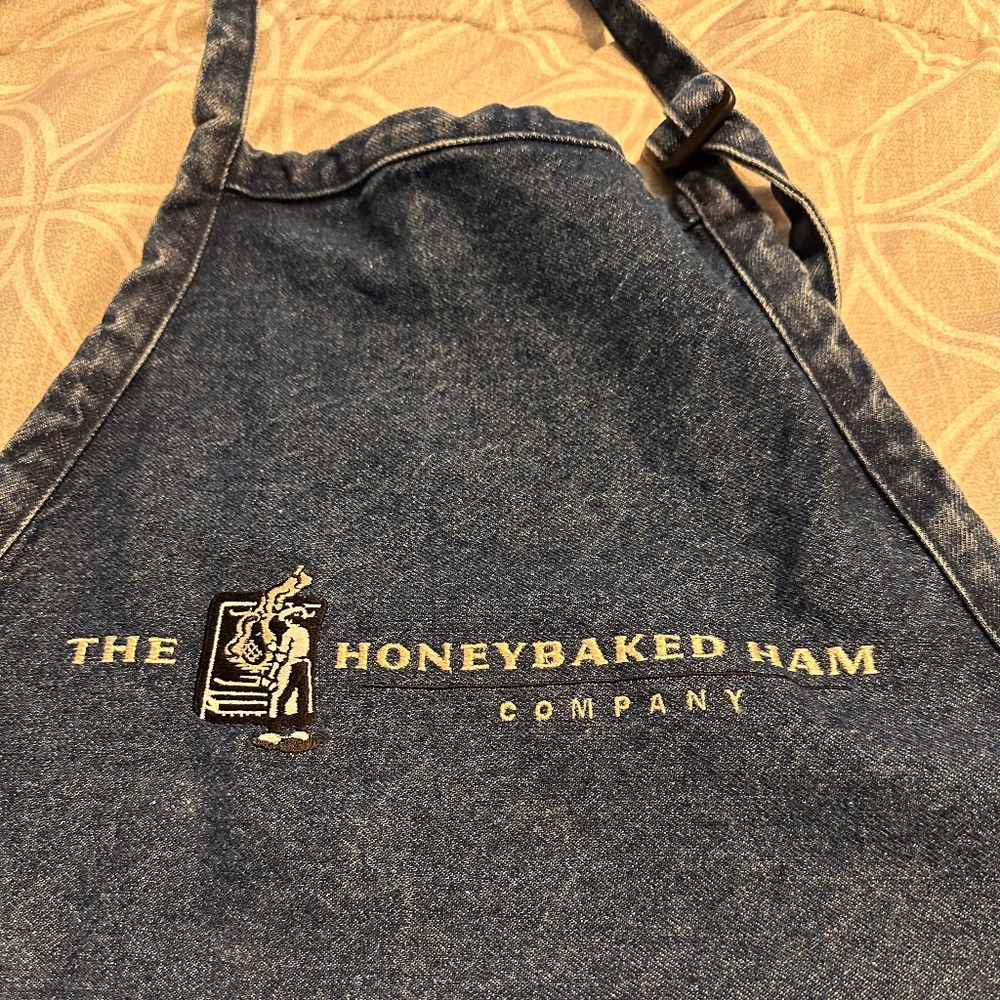 Honey Baked Ham Denim Apron